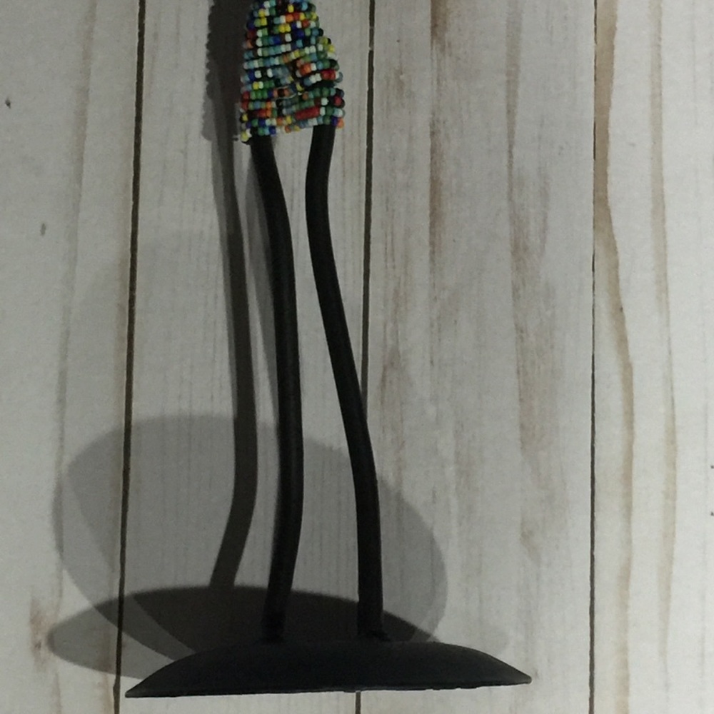 ✔️African Wrought Iron 🕯 Candlestick Holder - Picture 6 of 7